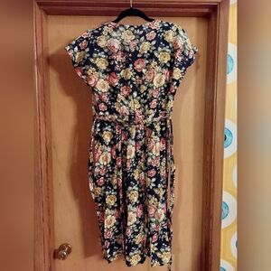 Floral Strapless Dress